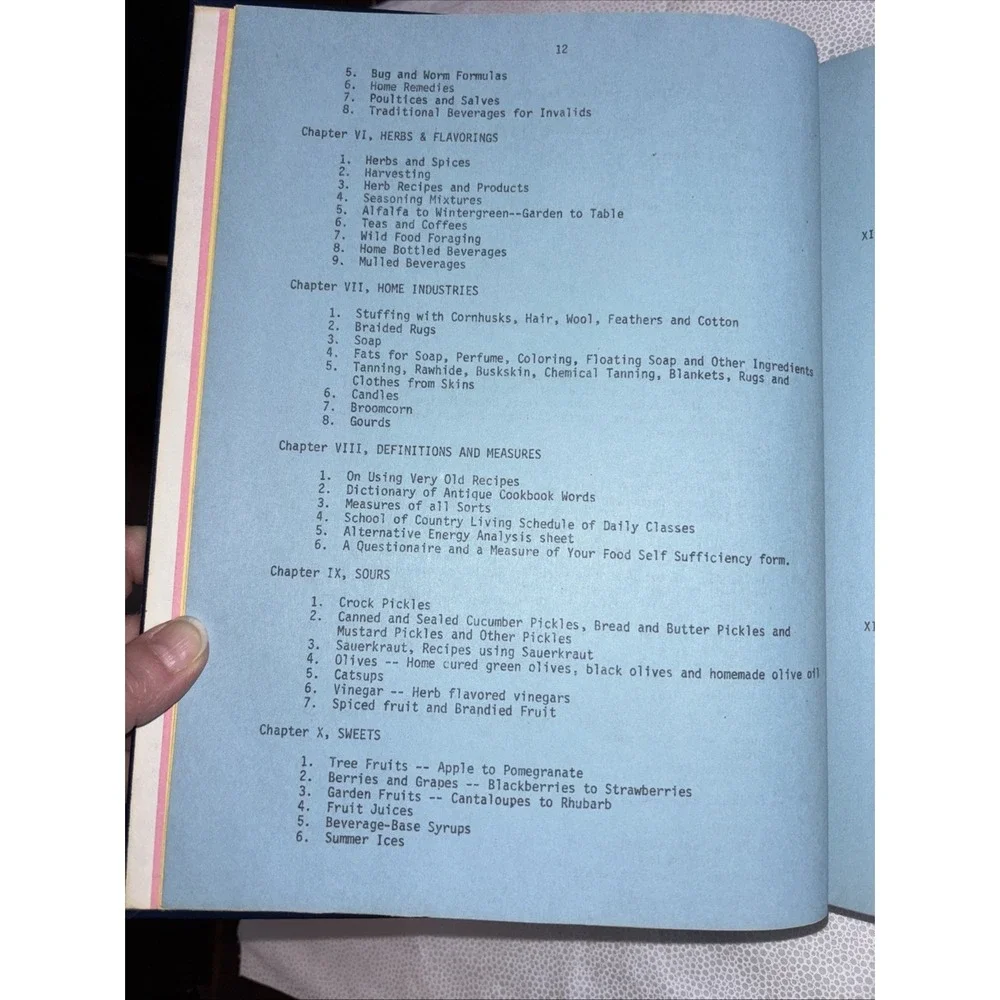 Old Fashioned Recipe Book Carla Emery Hardcover 1976 1977‎ homesteading resource